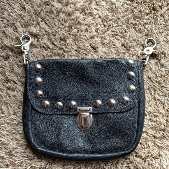 Accessories - Leather Studded Hip Bag